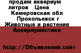 продам аквариум 110 литров › Цена ­ 3 500 - Кемеровская обл., Прокопьевск г. Животные и растения » Аквариумистика   